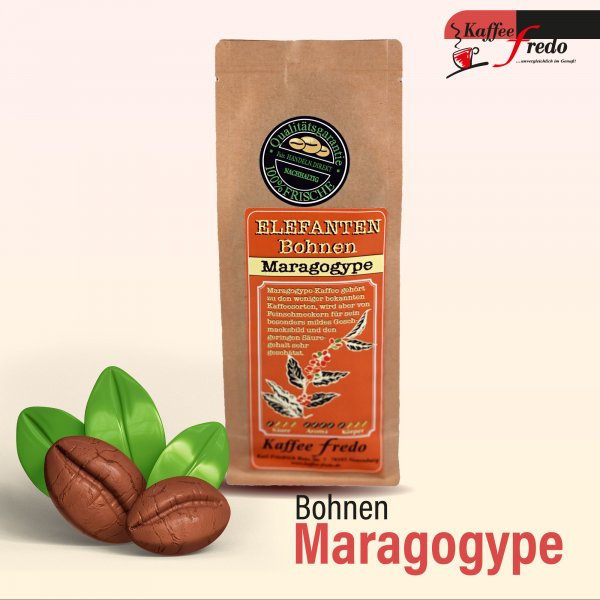 Maragogype Grob gemahlen für Pressstempelkannen oder Kocher 250g.