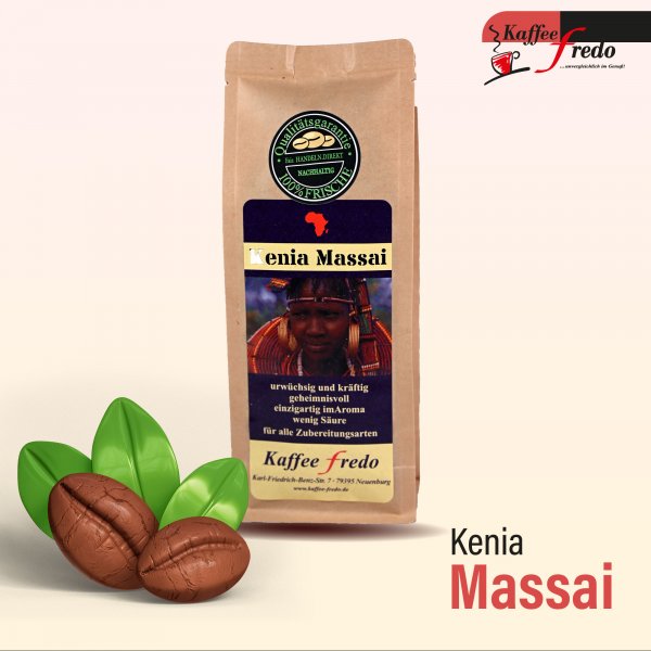 Kenia Massai Ganze Bohnen 250g.