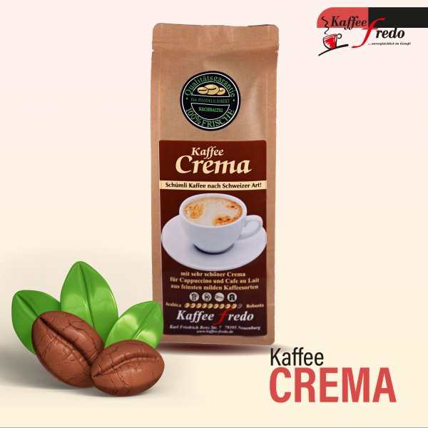 Cafe Creme Grob gemahlen für Pressstempelkannen oder Kocher 500g.