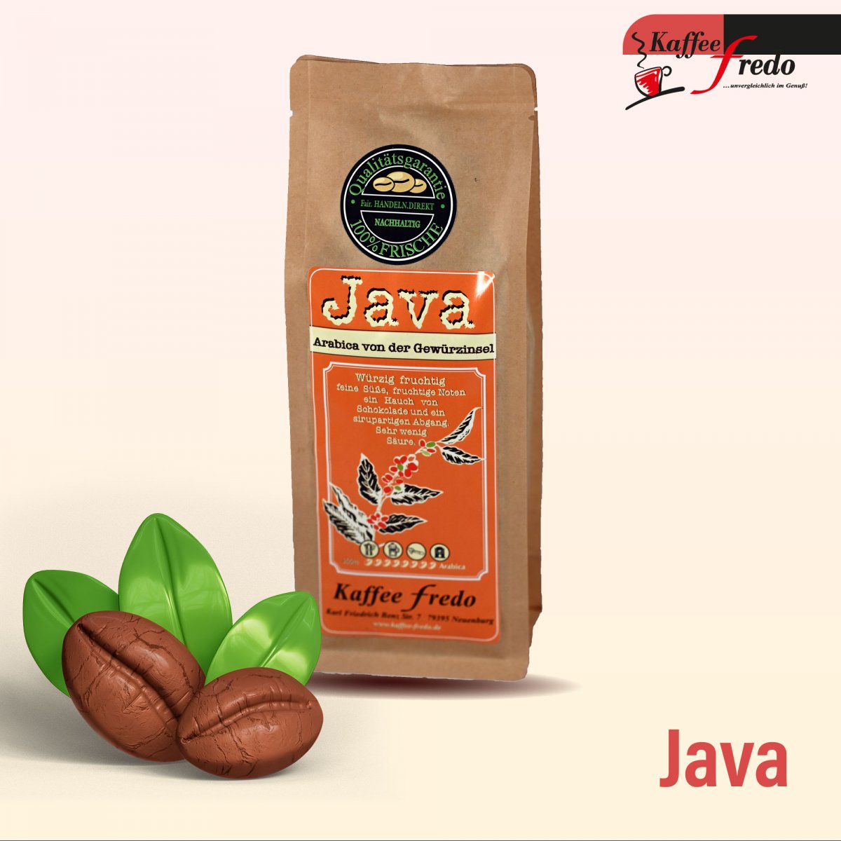 Java Kaffee Kaffee Fredo, 6,90