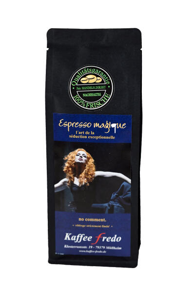 Espresso MAGIQUE Fein gemahlen für Siebträger 250g.