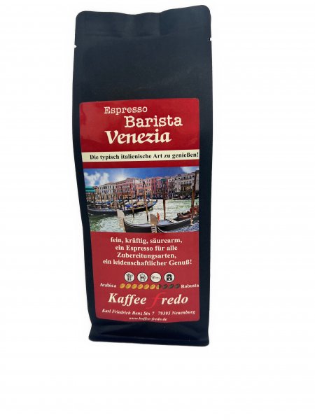 Espresso Venezia Fein gemahlen für Siebträger 500g.